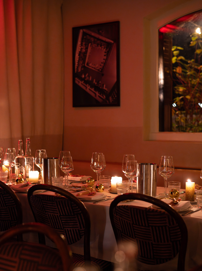 Cafe Vertigo diner kerst