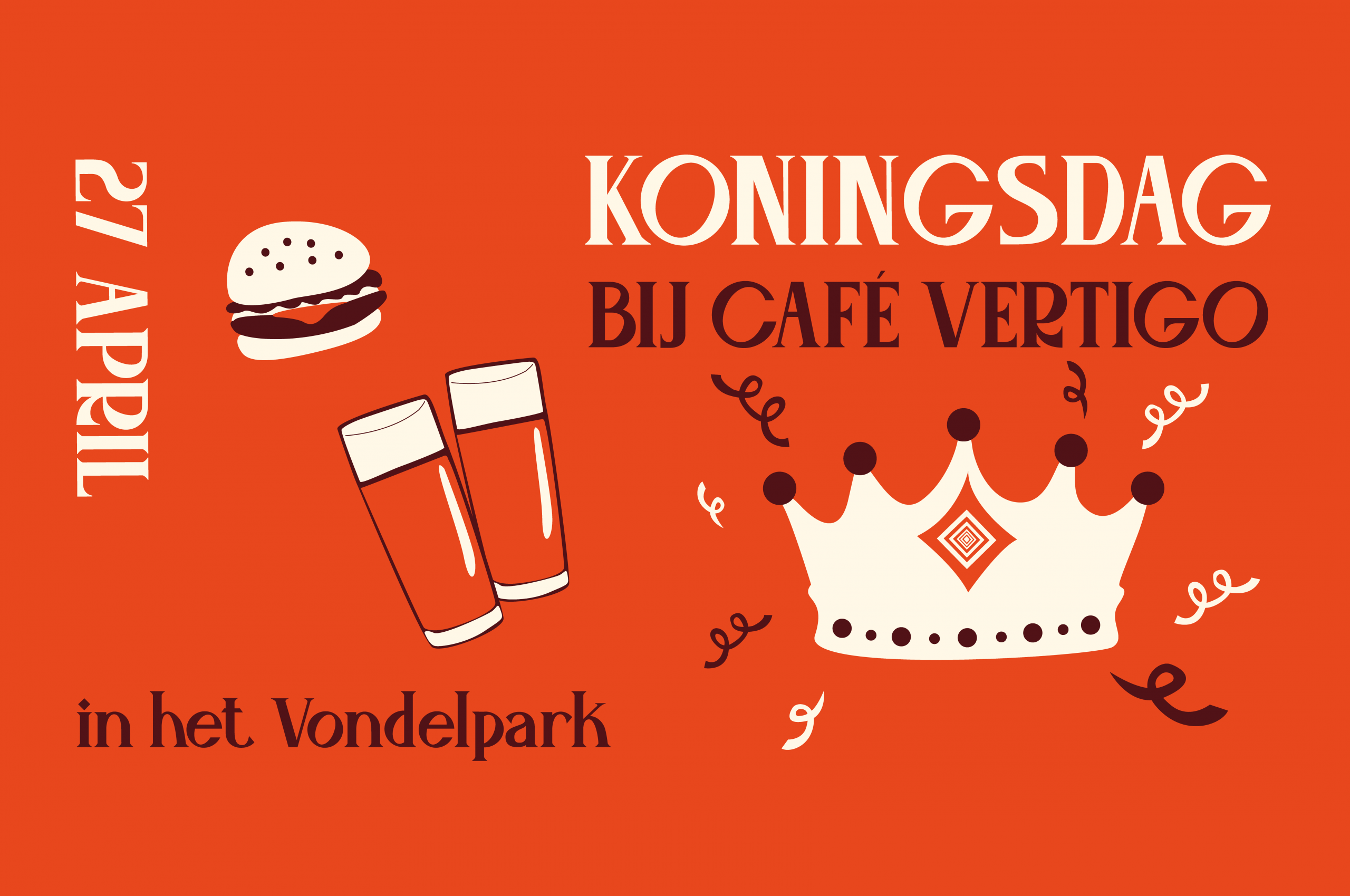 Koningsdag bij Café Vertigo